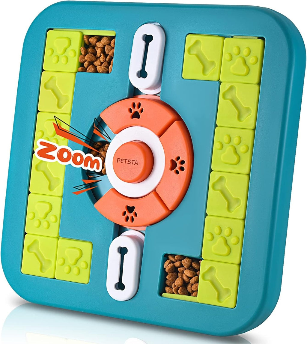 Interactive Dog Puzzle Toys - Treat Dispensing IQ Training & Brain Stimulation for Dogs, Puppies & Cats